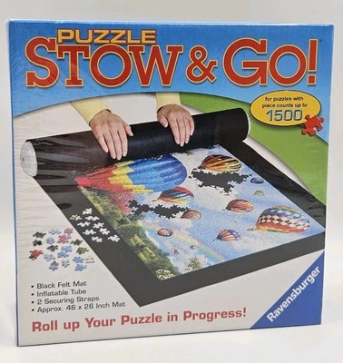 New & Sealed Ravensburger Puzzle Stow and Go Storage Roll Up Mat 46”x 26”  81461 - Image 1 of 4