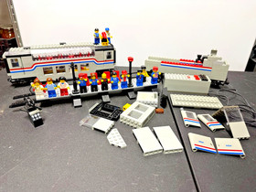 LEGO Train 9v 4558/10001 4547/10002 Incomplete Metroliner & Club Car