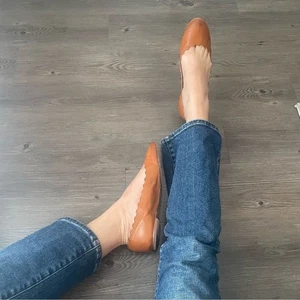 Chloe Lauren Ballerinas überbackene schicke hellbraune Leder Gr. 40 US 10 - Bild 1 von 9
