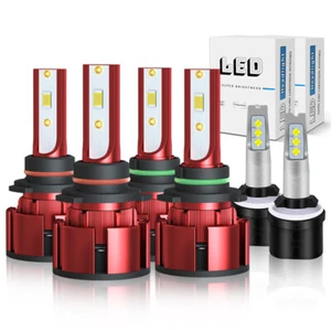 For Nissan Titan 2004-2015 6x Combo LED Headlights High/Low Beam Fog Light Bulbs - Picture 1 of 15