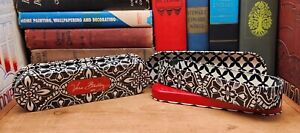 Vera Bradley Night & Day Pen Pencils Stackable Tin Box for Backpack Tote 2010