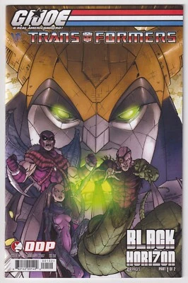 G.I. JOE VS TRANSFORMERS BLACK HORIZON #1 | Cover B | 1st Golobulus | 2007 | NM- - Image 1 of 2