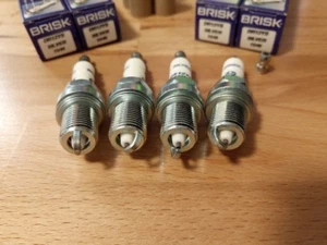 4x BRISK DR12YS Silver Electrode Single Point Upgrade Petrol/Lpg Spark Plugs - Picture 1 of 5