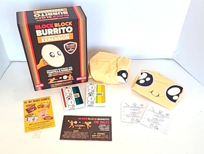 Exploding Kittens Block Block Burrito Expansion Pack For Throw Throw Burrito EUC - Image 1 of 4