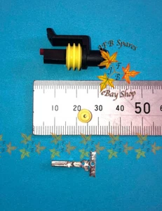 1-fach Stecker für Öldrucksensor für DUCATIs, mit Muffe & Dichtung - Bild 1 von 9