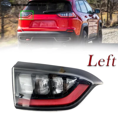 Left Inner Rear LED Tail Light Brake Stop Lamp For Jeep Cherokee 2019 2020 2021 Foto 1 de 4
