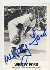 1977 TCMA Renata Galasso   Whitey Ford  Auto Autograph   New York Yankees     25