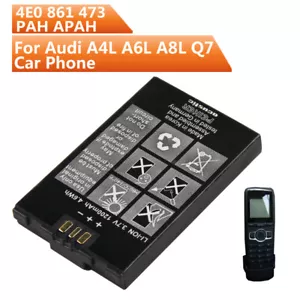Batería de repuesto para teléfono de coche 4E0 861 473 PAH APAH para Audi A4L A6L A8L Q7 - Imagen 1 de 6