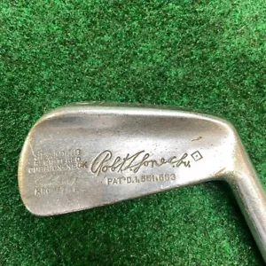 Spalding Robt. T. Jones Jr. Cushion-Neck Kro-Flite 5-iron steel shaft leather RH - Picture 1 of 10