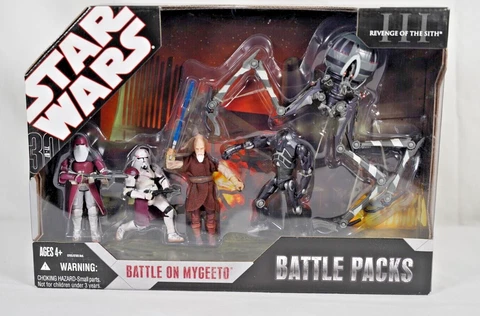 Hasbro Star Wars Battle Packs Battle On Mygeeto Battle Pack 2007 NIB Cover