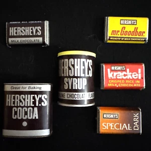 Jarabe de chocolate Hershey’s vintage cacao 4 barras de caramelo publicidad imanes de nevera - Imagen 1 de 10