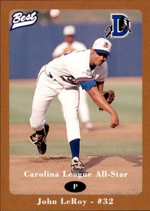 1996 Durham Bulls Brown Best #9 John Leroy Bellevue Washington WA Baseball Card