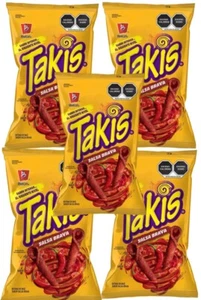 Barcel Takis Salsa Brava 70g Caja con 5 Bolsas Snacks Mexicanos - Imagen 1 de 4