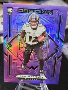  2021 Panini Obsidian Electric Etch Purple Flood #115 Rashod Bateman RC #15/16  - Picture 1 of 7