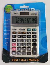 Casio Cost Sell Margin Business Desktop Calculator JF-100MS Battery + Solar NEW
