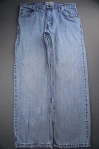 Pantalones de mezclilla para hombre Levi Strauss Signature Authentics 2010 sueltos talla 34x30 (Sr 34x29) - Imagen 1 de 12