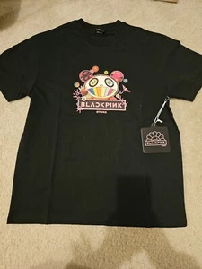 NWT BLACKPINK + Takashi Murakami Pandakashi Logo T-Shirt Unisex Small - Picture 1 of 2