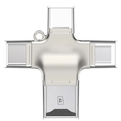 4in1 Micro TF Card Reader OTG USB3.0 Flash Drive Adapter for iPhone Android PC - Image 1 of 4