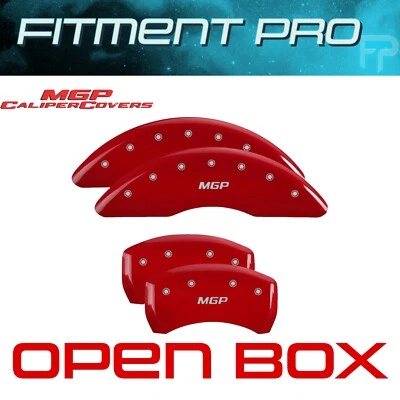 Juego de 4 cubiertas de pinza MGP logotipo plateado grabado para BMW 650I X Drive V8 F12 12-16 Foto 1 de 4