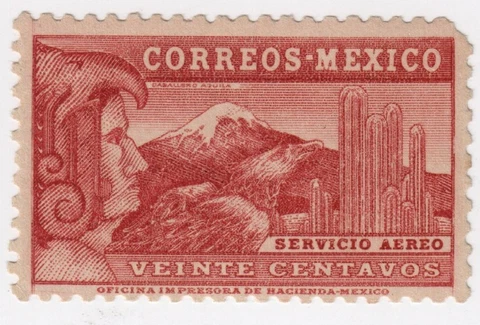 Mexico Airmail Scott#C76A 20c MH Wmk.260 Sria.Hda MEPSI &APS Cert  Scott=$4500 Cover