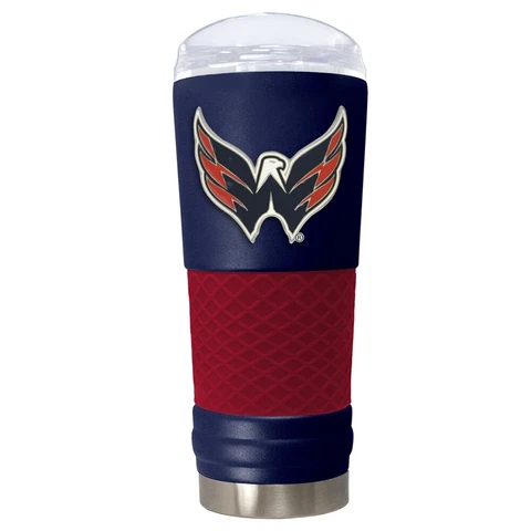 WASHINGTON CAPITALS 24 OZ. STAINLESS STEEL VACUUM INSULATED TRAVEL COFFEE MUG Cover