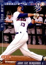 2010 St. Lucie Mets Grandstand #8 Jean Luc Blaquiere Le Gardeur Quebec Canada 