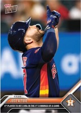 Jose Altuve - 2023 MLB TOPPS NOW 821 3 Homer Game