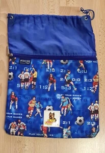 McNeill Sportbeutel für Kinder - Soccer - Fußball - blau - mit Reißverschlußfach - Bild 1 von 5