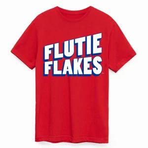 NWT Flutie Flakes 1998 Buffalo Bills Cereal Vintage Logo Funny NFL T-Shirt S-4XL - Picture 1 of 2