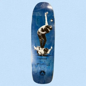 RARE SIGNED John Lucero Black Label John & Jeff Forever Blue 9.2 Skateboard Deck - Picture 1 of 5