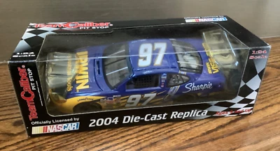 Team Caliber Pit Stop 2004 NASCAR #97 Kurt Busch - Sharpie 1:24 Die-Cast Car - Image 1 of 4