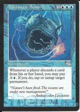MTG Magic the Gathering JUDGMENT Telekinetic Bonds Enchantment Blue 52 / 143