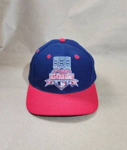 Vintage Cleveland Indians Snapback Hat Navy Blue Red 1997 All Star Game Logo 7 - Picture 1 of 4