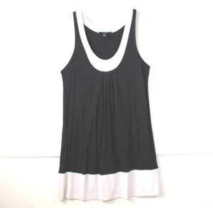 Express Dress Black with White Trim and Sequin Size M - Picture 1 of 6