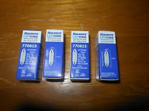 4 New Bulbrite LED Festoon Bulb LED1/FEST/30K/24/2 0.8W 24V 3000K Model# 770613 - Picture 1 of 7