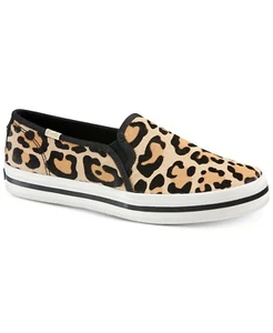 Kate Spade New York KEDS NIB Women's Double Decker Leo Pony Tan Size 5M Calfhair - Picture 1 of 7