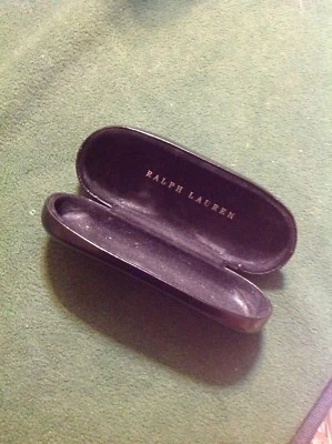 Ralph Lauren Negro Rígido Gafas de Sol Estuche/Estuche Gafas Foto 1 de 4