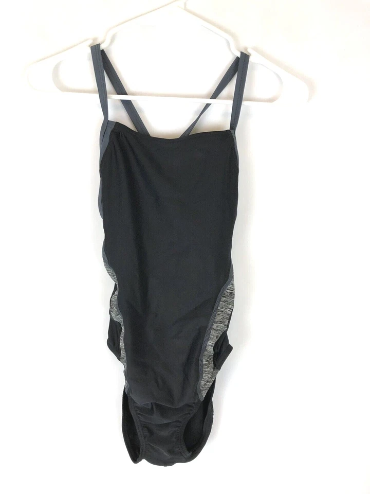 Speedo Relaunch Splice Flyback Black Women's Size 8 5421