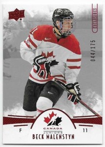 16/17 UPPER DECK TEAM CANADA JUNIORS EXCLUSIVES /175 (#1-100) U-Pick From List