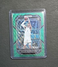 2023-24 Panini Prizm Draft Picks Victor Wembanyama Rookie RC #2 Green Wave SSP