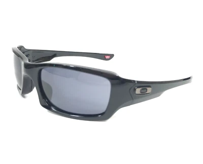 Oakley Sunglasses Fives Squared OO9238-0454 Polished Black Frames w/ Grey Lenses - Image 1 of 4