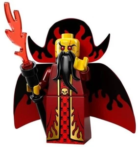 LEGO 71008 Evil Wizard SELLADO CMF Minifiguras Coleccionables Serie 13 Vestido Llama - Imagen 1 de 3