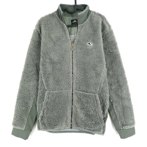 O'NEILL LM Sherpa Bomber Super Fleece Jacket Dark Green Size M - Picture 1 of 7