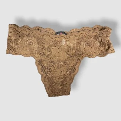 Cosabella Women Brown Never Say Never Cutie Low-Rise Thong Panty Sz OS - Image 1 of 2