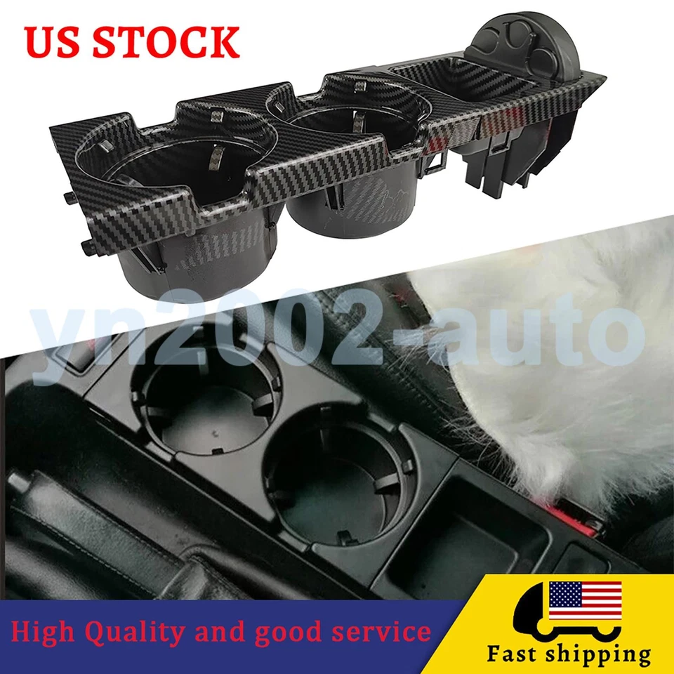 Center Console Dual Drink Cup Holder Coin Box 51168217954 For BMW 320i 325i 330i - Image 1 of 4