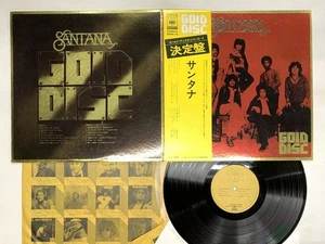 SANTANA GOLD DISC Japan LP [51675ER] - Picture 1 of 2