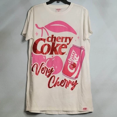 Vestido Camisa Skinnydip London Coca-Cola Cereza Coca-Cola Muy Cereza Gráfico Grande Foto 1 de 4