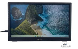 Acer PM161Q 15.6" Full HD 1920x1080 USB-C Portable IPS Display Monitor w/ Case - Picture 1 of 6