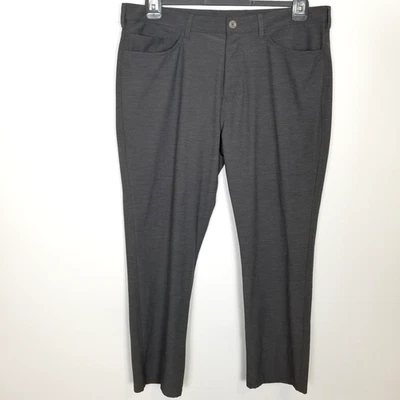 Callaway 男式高尔夫裤尺寸 40 x 30 灰色运动户外表演 5 个口袋 — 第 1/4 张图片