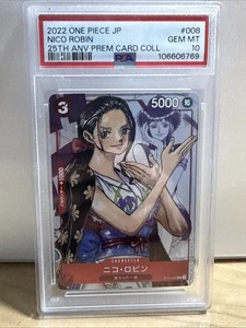 PSA 10 2022 One Piece Nico Robin ST01-008 25th Anniversary Japanese - Bild 1 von 2